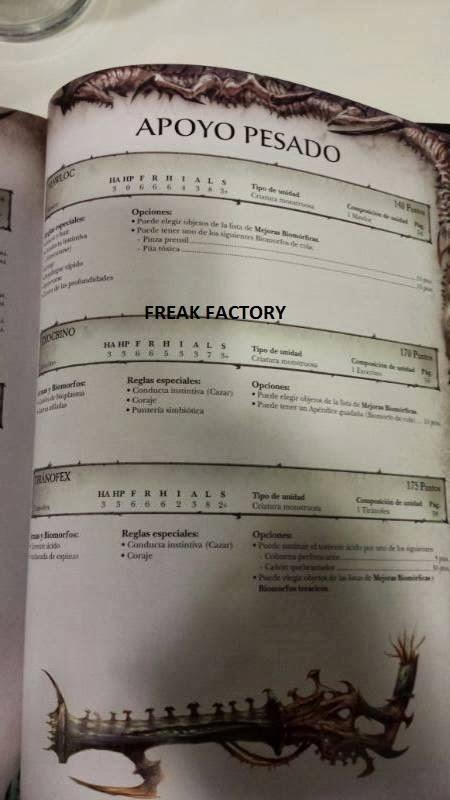 Filtrado el codex tiranido en español(Freak Factory) Filtrado el codex tiranido en español(Freak Factory)