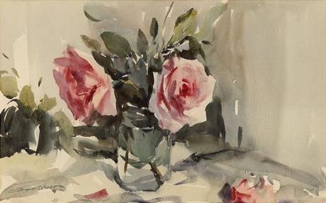 Selección de acuarelas de flores III - Flowers - Watercolor