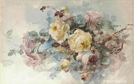 Selección de acuarelas de flores III - Flowers - Watercolor