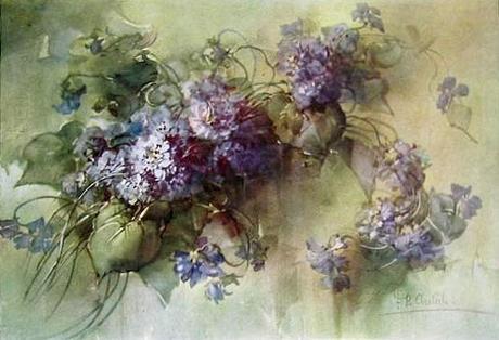 Selección de acuarelas de flores III - Flowers - Watercolor