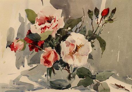 Selección de acuarelas de flores III - Flowers - Watercolor