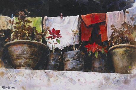 Selección de acuarelas de flores III - Flowers - Watercolor