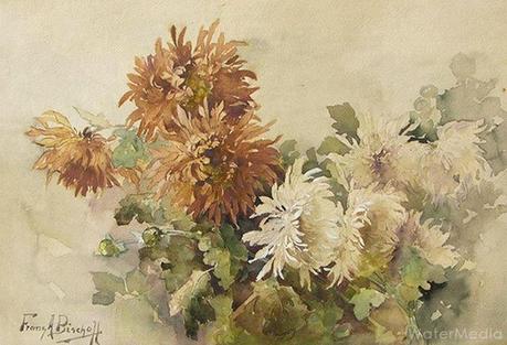 Selección de acuarelas de flores III - Flowers - Watercolor