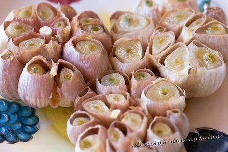 AJOS ASADOS EN MICROONDAS AJOS ASADOS EN MICROONDAS