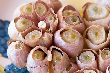 AJOS ASADOS EN MICROONDAS AJOS ASADOS EN MICROONDAS