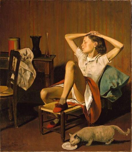 LAS RELACIONES LÓGICAS EN LOS PROCESOS INCONSCIENTES (III). LAS RELACIONES CAUSALES Balthus, Thérèse Dreaming, 1938. oil on canvas