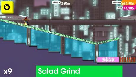 OlliOlli para PS Vita combina los gráficos 2D con el skateboarding más brutal