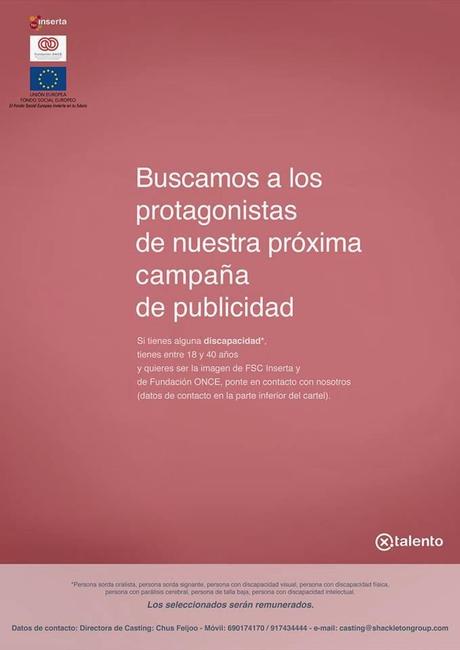 ¿TIENES ALGUNA DISCAPACIDAD Y QUIERES PARTICIPAR COMO ACTOR EN UN ANUNCIO? ¿TIENES ALGUNA DISCAPACIDAD Y QUIERES PARTICIPAR COMO ACTOR EN UN ANUNCIO?