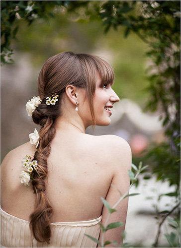 Peinados de novias con estilo Boho-Chic peinados de novias