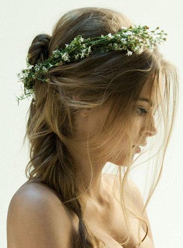 Peinados de novias con estilo Boho-Chic peinados de novias