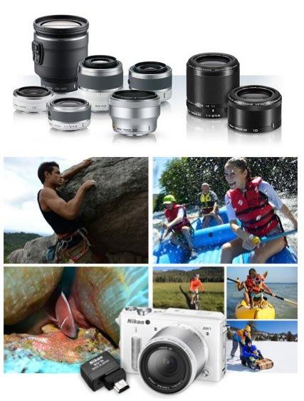 Nikon 1 AW1 , primera cámara a prueba de agua con lentes intercambiables #CES2014 nikon-aw1-lentes