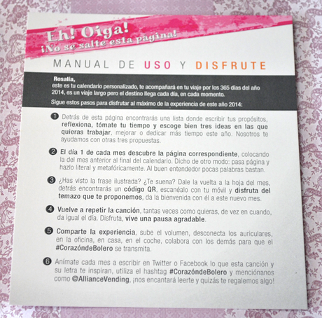 Alliance Vending: Un calendario de boleros para empezar el año Alliance Vending: Un calendario de boleros para empezar el año
