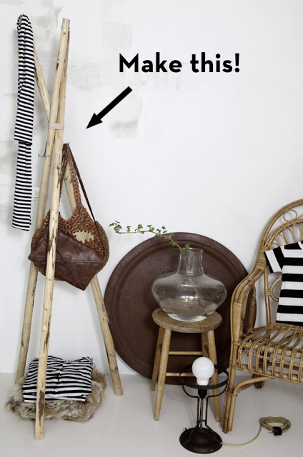 DIY: perchero estilo nordico DIY: perchero estilo nordico