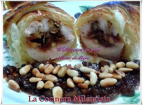 Wellington de pavo relleno de higos Wellington de pavo relleno de higos