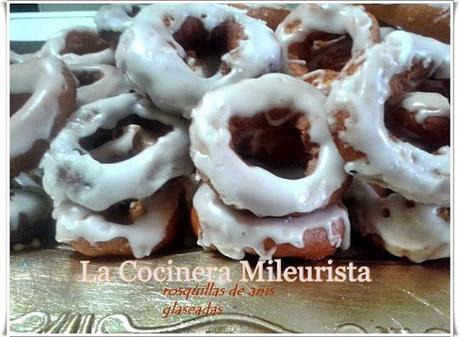 Rosquillas de anís glaseadas Rosquillas de anís glaseadas
