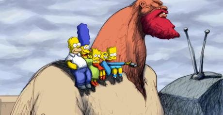 Mira la introducción de los Simpson al estilo de Bill Plymton