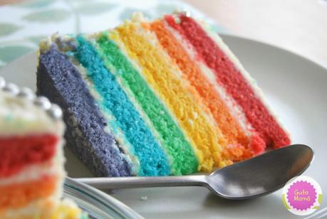 Rainbow Cake o Tarta Arco Iris Rainbow Cake o Tarta Arco Iris