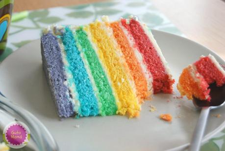 Rainbow Cake o Tarta Arco Iris Rainbow Cake o Tarta Arco Iris