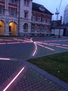 Una intervención con luz genial! The Rootstein Hopkins Parade Ground The Rooststein Parade I