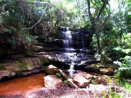 Salto Guaraní o Falso Cristal. Ybycuí. Paraguay