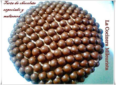 Tarta de chocolate especiado y maltesers