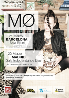 La danesa MØ visitará Barcelona y Madrid en marzo