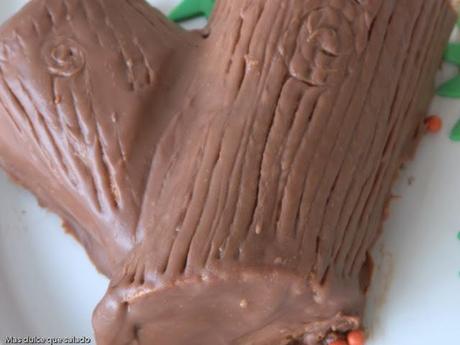 Tronco de Navidad con Crema de Castañas Tronco de Navidad con Crema de Castañas