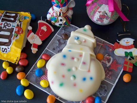 Turrón de Chocolate Blanco con M&M's Turrón de Chocolate Blanco con M&M's