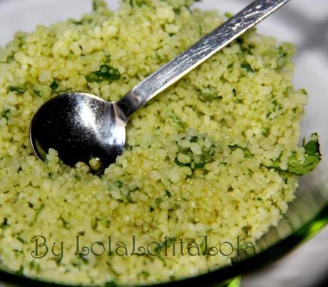 COUS COUS CON PARMESANO Y RUCULA COUS COUS CON PARMESANO Y RUCULA