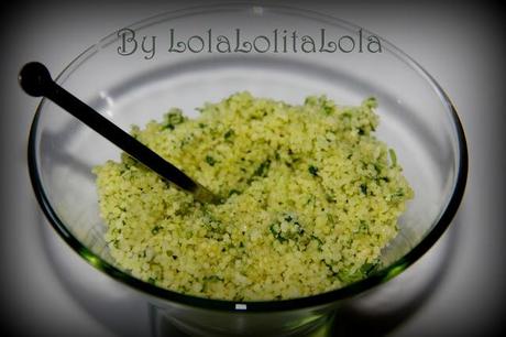 COUS COUS CON PARMESANO Y RUCULA COUS COUS CON PARMESANO Y RUCULA