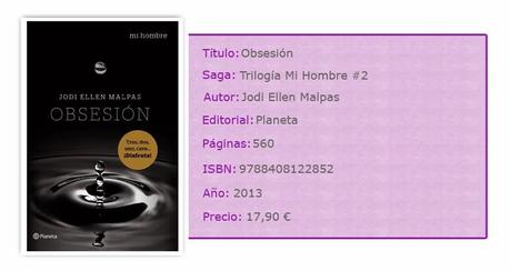 {Reseña} Obsesión, Jodi Ellen Malpas