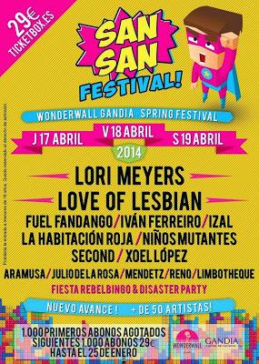 SANSAN Festival 2014 Anuncia Nuevas Confirmaciones