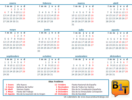 calendario laboral 2014 calendario laboral 2014