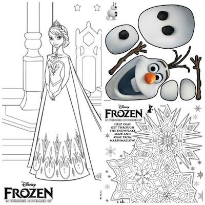 Fiesta de cumpleaños de FROZEN, EL REINO DEL HIELO Dibujos y actividades para imprimir de Disney Frozen