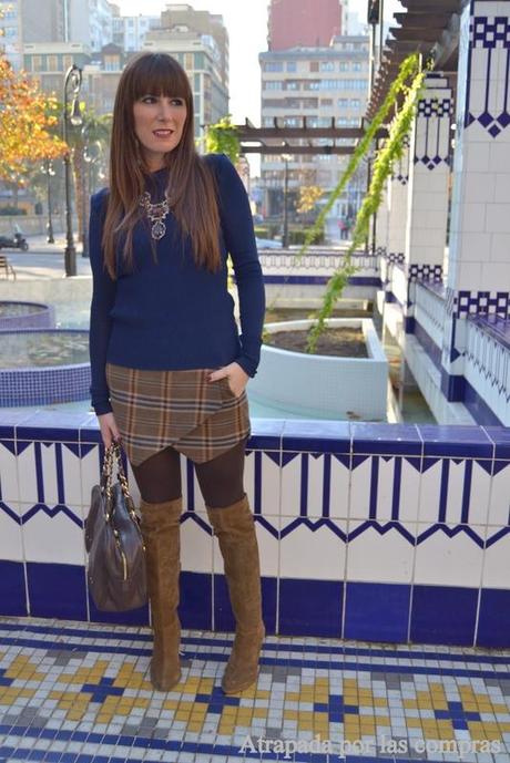 FALDA ORIGAMI DE CUADROS FALDA ORIGAMI DE CUADROS