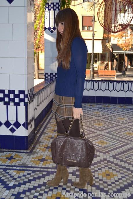 FALDA ORIGAMI DE CUADROS FALDA ORIGAMI DE CUADROS