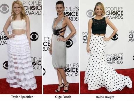 Los estilismos de los People's Choice Awards 2014 (I)