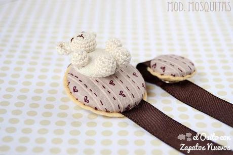 CHUPETEROS OTOÑALES chupetero amigurumi osito