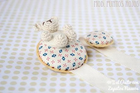 CHUPETEROS OTOÑALES chupetero amigurumi osito