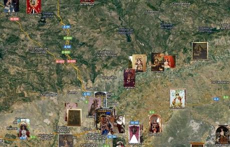 El mapa de la devoción pastoreña
