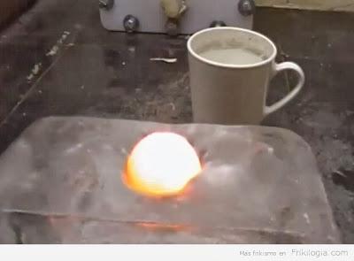 EL EFECTO LEIDENFROST NIQUEL ECHADO EN AGUA