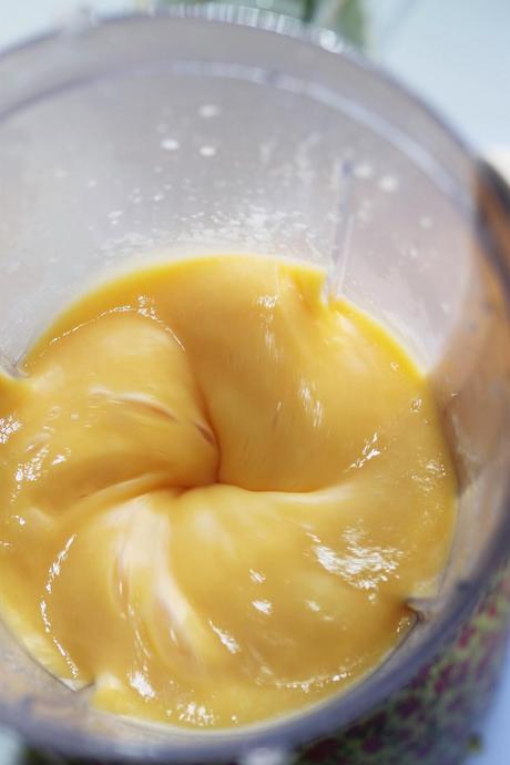 Smoothie de papaya y como decorar con frutas Smoothie de papaya y como decorar con frutas