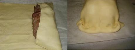 SOLOMILLO DE CERDO IBÉRICO RELLENO EN HOJALDRE SOLOMILLO DE CERDO IBÉRICO RELLENO EN HOJALDRE