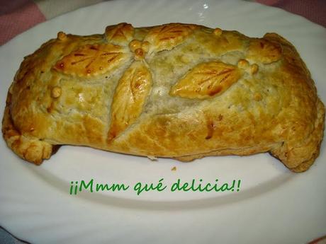 SOLOMILLO DE CERDO IBÉRICO RELLENO EN HOJALDRE SOLOMILLO DE CERDO IBÉRICO RELLENO EN HOJALDRE