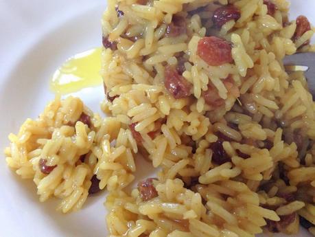 Arroz al Curry con Pasas. El Arroz del Rey de las Especias. Arroz al Curry con Pasas. El Arroz del Rey de las Especias.