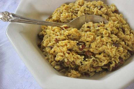 Arroz al Curry con Pasas. El Arroz del Rey de las Especias. Arroz al Curry con Pasas. El Arroz del Rey de las Especias.