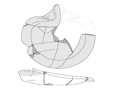 7 pasos para dibujar una cerámica Dibujo de lucerna arqueologia