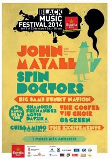 John Mayall y Spin Doctors lideran el Black Music Festival 2014