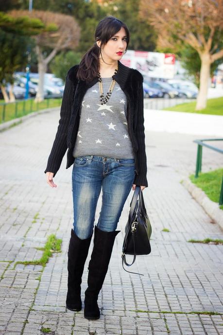 Fur Cardigan For A Casual look