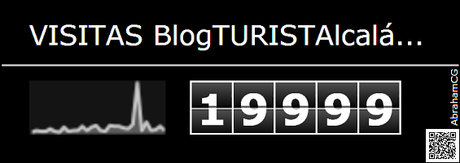 INFOblogTURISTAlcalá: Esta mañana el BlogTURISTAlcalá ha recibido su visita número 20mil... simplemente gracias, muchísimas gracias!!
